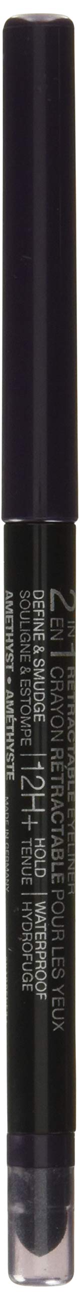 Marcelle 2-in-1 Retractable Eyeliner, Amethyst, Hypoallergenic and Fragrance-Free, 0.01 oz MARCELLE Store