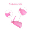 Nail Polish Remover Clips,TsMADDTs Finger Nail Clip Soak Off Caps with 600Pcs Lintfree Nail Polish Remover Wipes For UV Gel Acrylic Nail Polish Removal,Nail Brush TsMADDTs