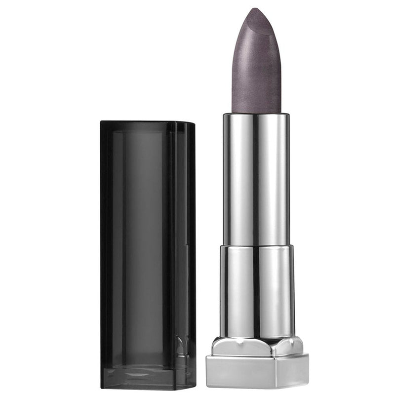 Maybelline New York Color Sensational Silver Lipstick Metallic Lipstick, Smoked Silver, 0.15 oz Maybelline New York