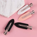 12 Pieces No Bend Hair Clips, No Crease Hair Clips, Makeup Clips for Hairstyling (Black&Pink&White) AUTOYU