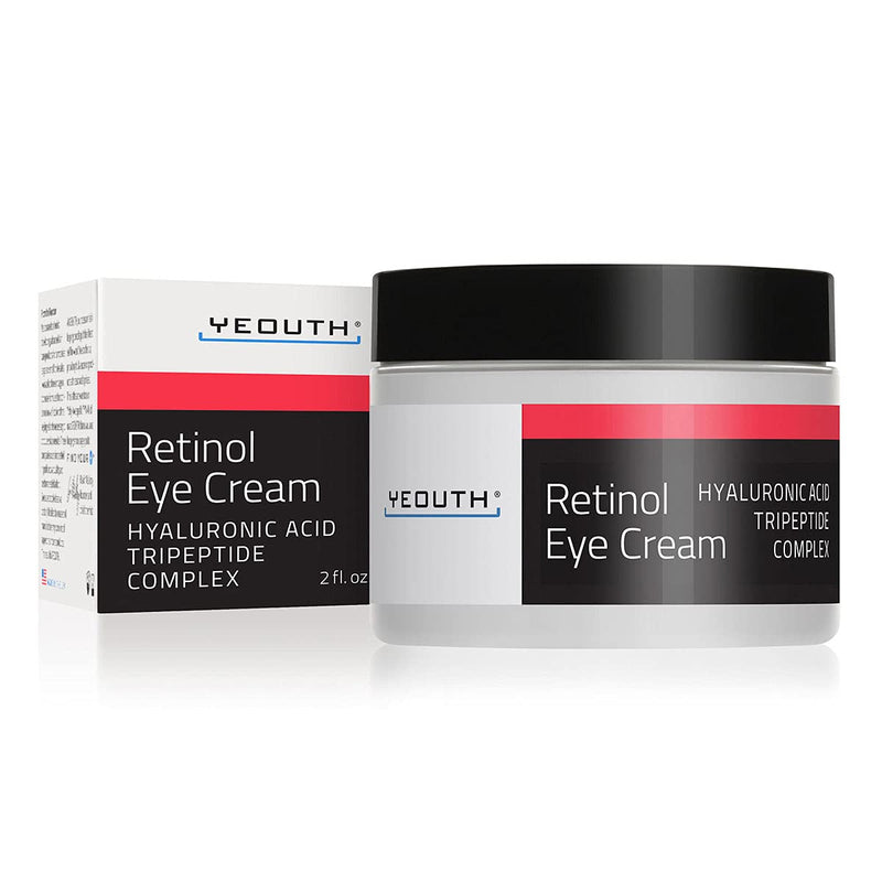 YEOUTH Retinol Eye Cream, Night Cream Face Moisturizer Under Eye Cream, Moisturizing Cream Targets Wrinkle, Dark Circles & Puffiness Cream, Anti Aging Face Cream for Men & Women Yeouth
