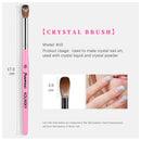 Yasterd Acrylic Nail Brush 100% Pure Kolinsky Acrylic Brushes for Nails Size 10 Oval Round Shaped Nail Brush for Acrylic Powder Application Pink Wooden Handle Professional Nail Art Manicure Tool Yasterd
