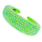 SP SOPHIA COLLECTION Women's Sparkling Crystal Padded Rhinestone Wide Bejeweled Hair Headband Party Hairband Hair Accessories in Lime SP Sophia Collection