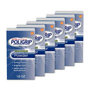 Super Poligrip Extra Strength Denture Adhesive Powder, Denture Powder for Dentures - 1.6 Ounces (Pack of 6) Super Poli-Grip