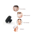 VWMYQ Silicone Face Scrubber Facial Cleansing Brush Silicone Face Wash Brush Manual Waterproof Cleansing Skin Care Face Brushes for Cleansing and Exfoliating (Black) VWMYQ