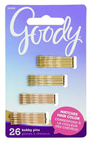 Goody Small Bobby Pins, Metallic Blonde, 26-Count (1941834) GOODY