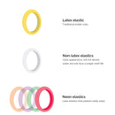 JMU Orthodontic Elastics 3/16 Medium 4.5oz 500 pack Orthodontic Rubber Bands Latex Dental Rubber Bands Made in USA JMU