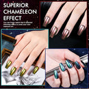 Morovan Fingernail Nail Polish Set: Holographic Metallic Ombre Lacquer Air Dry Nail Polish Regular Nail Pack 0.27oz Glitter Finger Nail Bulk Toenail Polish Kit Halloween Fall Gift for Women Infinity Warehouse