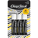 ChapStick Classic Original Lip Balm Tubes, Lip Care - 0.15 Oz (3 Tubes) Chapstick