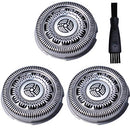 SH60/72 Replacement Heads Compatible with Philipss Norelco Shaver for S6810, S6820, S6850, S6880/81, Replacement Heads for Series 6000 Shavers Wadoy