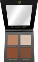 Contour Palette Powder Contour Kit - Contouring Makeup Palette With Mirror - 4 Highly Pigmented Matte Colors For Contouring And Highlighting - Vegan, Cruelty Free And Hypoallergenic Lamora