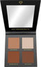 Contour Palette Powder Contour Kit - Contouring Makeup Palette With Mirror - 4 Highly Pigmented Matte Colors For Contouring And Highlighting - Vegan, Cruelty Free And Hypoallergenic Lamora