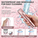 Bikini Trimmer for Women-2 in 1 Dual Head Bikini Shaver & Body Shaver,IPX7 Cordless & Waterproof Electric Shaver Wet & Dry Use,Painless Hair Removal,Ceramic Blade, Ultra Low Silent(Blue) Infinity Warehouse