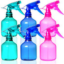 Youngever 6 Pack Empty Plastic Spray Bottles, Spray Bottles for Hair and Cleaning Solutions, 3 Assorted Colors (12 Ounce) Youngever