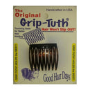 Good Hair Days Grip-Tuth Hair Combs 40073 Set of 2, Shell 1 1/2" Wide Combs Good Hair Days