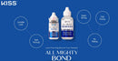 KISS All Mighty Lace Front Wig Remover- Gentle Foaming Solvent, Protect Your Edges, No Harmful chemicals 60mL (2.03 fl OZ)- KAMR01 (Remover) All Mighty Bond