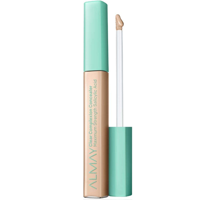 Almay Clear Complexion Concealer, Matte Finish with Salicylic Acid and Aloe, Oil Free, Hypoallergenic, Cruelty Free, Fragrance Free, Dermatologist Tested, 100 Light, 0.18 oz Almay