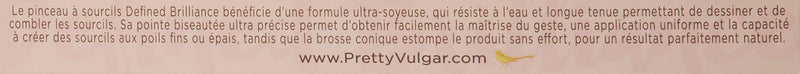 Pretty Vulgar - Defined Brilliance Eyebrow Pencil, Clean & Cruelty-Free, Quick Wit (Medium Brown) Pretty Vulgar