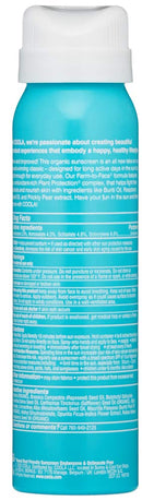 COOLA Organic Sunscreen SPF 50 Sunblock Spray, Dermatologist Tested Skin Care for Daily Protection, Vegan and Gluten Free, Fragrance Free, 2 Fl Oz Coola