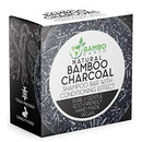 Solid Shampoo Bar And Conditioner Effect Hair Soap – 100% Organic Shampoo Bars For Hair With All Natural Plant Based Essential Oils And Zero Waste Biodegradable Packaging (Bamboo Charcoal) BAMBOEARTH