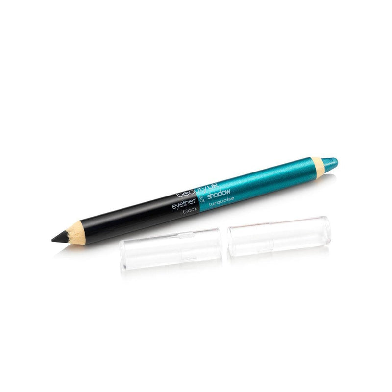 Beauty UK Double Ended Pencil (Jumbo) - black/turquoise Beauty UK