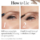 LAURA GELLER NEW YORK Sculpt-n-Stay Waterproof Brow Pencil & Gel- Taupe Infinity Warehouse