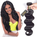 QTHAIR 12A Grade Brazilian Virgin Human Hair Body Wave Hair Bundles/Wigs/Closure/Frontal (32", Hair Bundles) QTHAIR