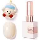 Double Rhythm 0.5 Oz Gel Nail Polish Neutral Natural Same Color Same Bottle Translucent Light Milky Pastel 15ML Manicure French Design Art DIY at Home (Pearl Green-B1146) Infinity Warehouse