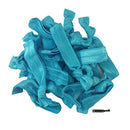 Hair Ties 20 Elastics Ponytail Holder Set No Crease Ribbon Bands (Teal) Kenz Laurenz