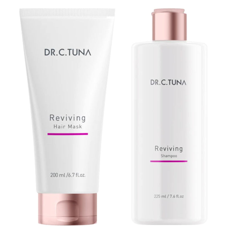 FARMASi Dr C Tuna Advanced Reviving Shampoo & Hair Mask with Capixyl & Trichogen for Hair Growth, 7.6 fl oz / 225 ml Shampoo & 6.7 fl oz / 200 ml Mask, Paraben Free, Natural Scent, Unisex-Adults Infinity Warehouse
