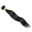 Hairro Brazilian Virgin Human Hair 1 Bundle 16 Inch Long Straight Sew in Human Hair Weft Extensions Single Bundles for Women Silky 100g/bundle