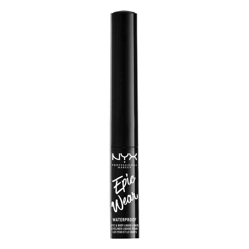 NYX PROFESSIONAL MAKEUP Epic Wear Liquid Liner, Long-Lasting Waterproof Matte Eyeliner - Black NYX PROFESSIONAL MAKEUP