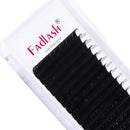 Classic Lash Extensions Mix 8-16mm 16Rows 0.15 C Curl Silk Eyelash Extensions Black Single Individual Eyelash Extensions Professional (16 Rows 0.15 C Mix 8-16mm) FADLASH Store