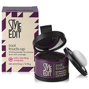 Black Root Touch Up Powder by Style Edit | Root Cover Up Hair Color for Gray Hair Coverage | Root Concealer for Black Hair | Mineral Infused Binding Hairline Powder STYLE EDIT