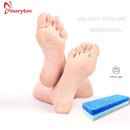 Maryton Foot Pumice Stone for Feet Hard Skin Callus Remover and Scrubber (Pack of 4) (Blue) MARYTON