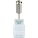 USA PANA Professional 3/32" Shank Size - Crystal Top Small or Large Barrel Carbide Bit - Nail Drill Bit for Dremel Machine (Gold, Silver - 4XC to Extra Fine Grit) (Large Barrel, Extra Fine, Silver) PANA