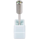 USA PANA Professional 3/32" Shank Size - Crystal Top Small or Large Barrel Carbide Bit - Nail Drill Bit for Dremel Machine (Gold, Silver - 4XC to Extra Fine Grit) (Large Barrel, Extra Fine, Silver) PANA
