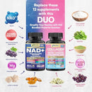 Forever Young Set with Liposomal NAD, Nicotinamide Riboside, Magnesium, Resveratrol, Lion's Mane, Collagen Peptides Types I, II, III, V and X, Biotin & Keratin, Hyaluronic Acid, Zinc, Quercetin Infinity Warehouse