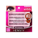 i-Envy Kiss Premium Knot Free 70 Individual Lashes (Triple Black- Short) KISS