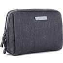 Small Makeup Bag for Purse Travel Makeup Pouch Mini Cosmetic Bag for Women Girls (Small, Dark Grey) Narwey