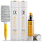 Global Keratin GK Hair Moisturizing Shampoo and Conditioner Set 300ml I Organic Argan Oil Hair Serum 50ml For Frizz Control Dry Damage Hair Repair I Vent Brush (2.5 Inch) Rubber Handle Global Keratin