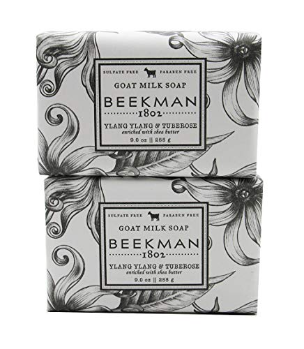 Beekman 1802 Goat Milk Soap a set of 2-9 oz. each (Ylang Ylang &Tuberose) Beekman 1802