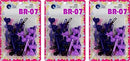 Tara Girls Self Hinge Plastic Bow Hair Barrettes Selection Pack Of 3 (BR07) Tara