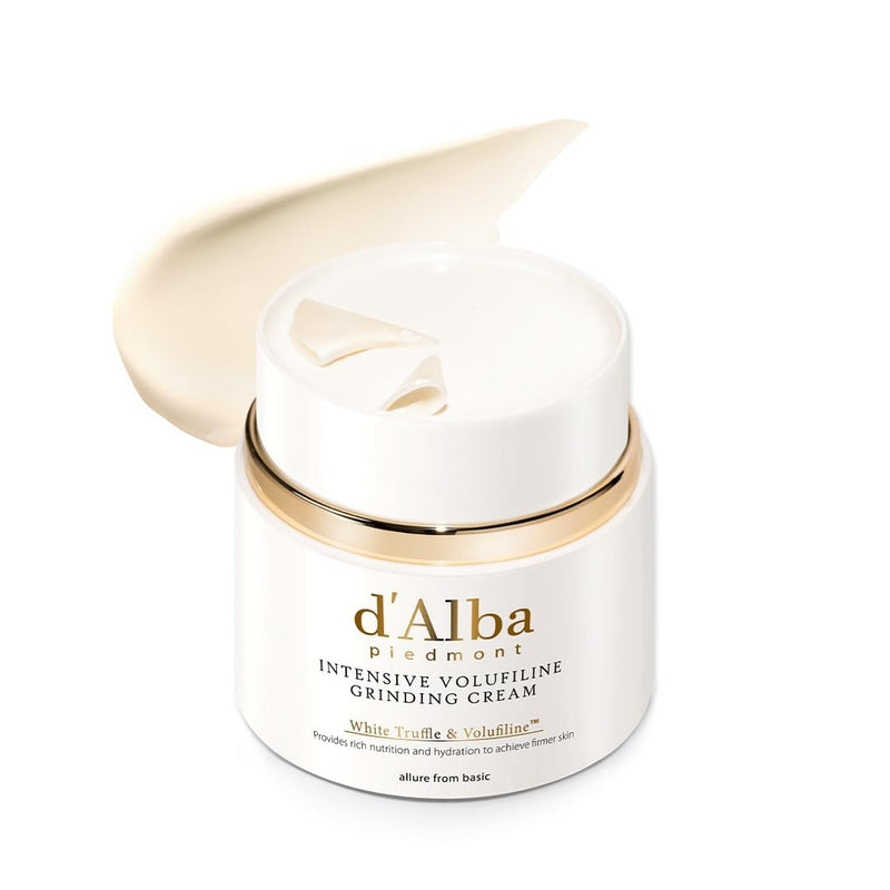d'alba Piedmont Italian White Truffle Intensive Grinding Cream, Volufiline 50,000ppm, elasticity care and nourishment, Korean Skin Care