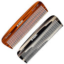 Kent 12T All Coarse Hair Detangling Comb Wide Teeth Pocket Comb for Thick Curly Wavy Hair. Hair Detangler Comb for Grooming Styling Hair, Beard and Mustache. Saw-Cut Hand Polished. Handmade in England KENT