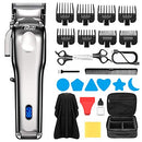 Woliwowa Hair Clippers For Men Cordless Hair Trimmer Professional Haircut & Barbers Grooming Kit with 8 Attachment Combs EKUZI WOLIWOWA