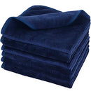 SINLAND Microfiber Facial Cloths Fast Drying Washcloth Absorbent Face Wash Cloth Soft Makeup Remover Cloths 12inch x 12inch SINLAND