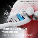 Vibe Series PRO – Ultra-Whitening Electric Toothbrush – 5 Modes & Smart Timers – UV Sanitizing Base – ADA Accepted (Optic White) Infinity Warehouse