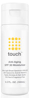 Anti-Aging SPF 30 Sunscreen Moisturizer Face Cream with Vitamin C, E, & Hyaluronic Acid - Broad Spectrum Stops Dark Spots & Hyperpigmentation – Face, Neck, or Body - Fragrance and Oil Free - 3.3 Oz TOUCH