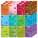 Celavi Face Mask Set Korean Beauty Essence Facial Paper Sheet Mask Korea Skin Care Moisturizing 3 of each 12 flavors (New) K-Beauty Skincare 36 masks in a pack Made in Korea Celavi Cosmetics